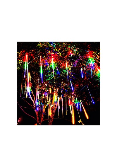 Kayan Rgb Karışık Renkli Işıklar Meteor Yağmur Led Akar Led Dış Mekan Parti Yılbaşı Işık