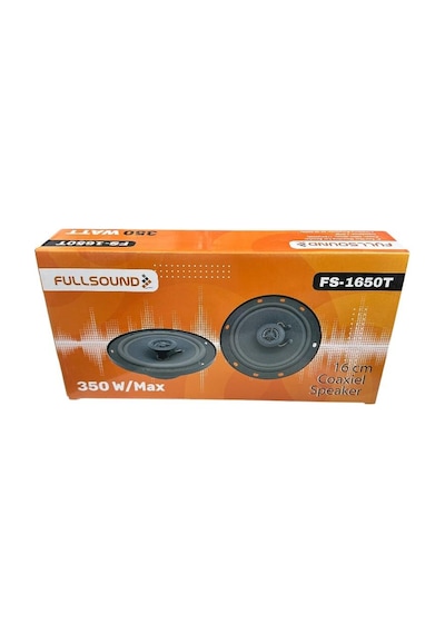Fullsound Fs-1650t 350w 16cm Tweeterli Oto Hoparlör 2li Set