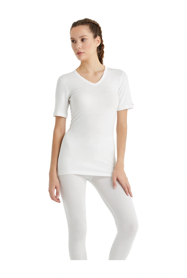 Blackspade Unisex Termal Tişört 2. Seviye 1263 - Beyaz