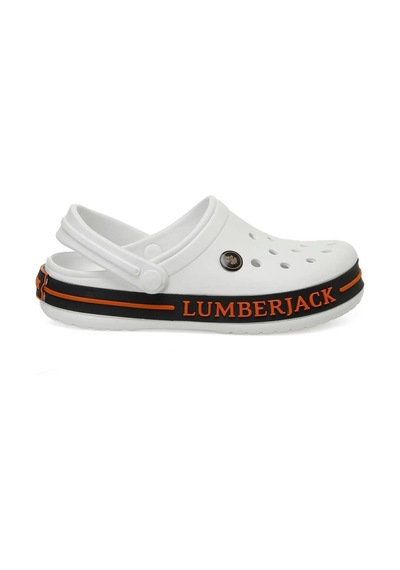 Lumberjack Devon 5fx Beyaz Comfort Casual Anatomik Sabo Terlik Sandalet Beyaz