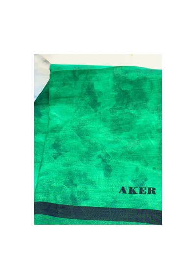 Aker Yaz Serinliği Bulut Desen Şal Koyu Benetton Koyu Benetton