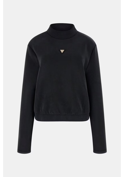 Guess Olympe Modal Karışımlı Kadın Sweatshirt V4yq05kcay2 Siyah
