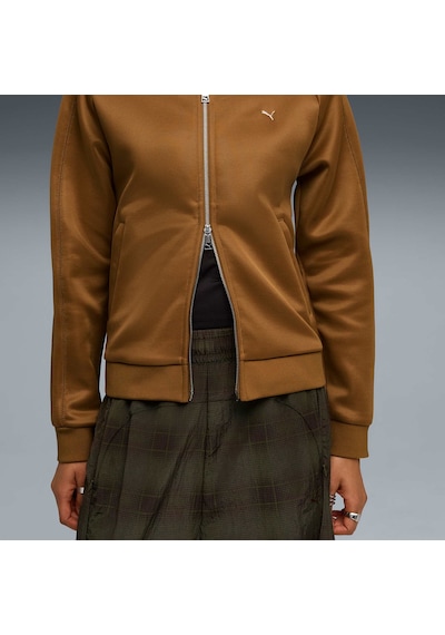 Puma T7 Kadın Track Ceket 634716 80 Kahverengi
