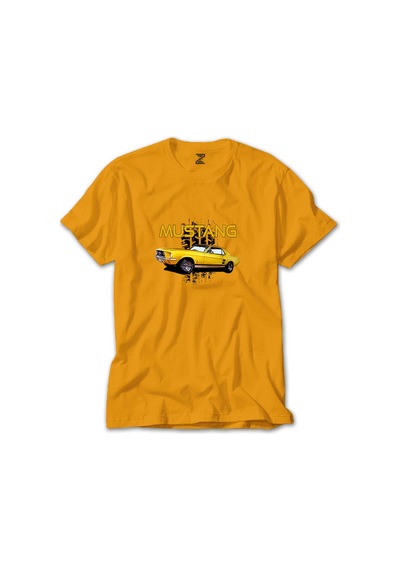 Ford Mustang 1967 Yellow Sarı Tişört