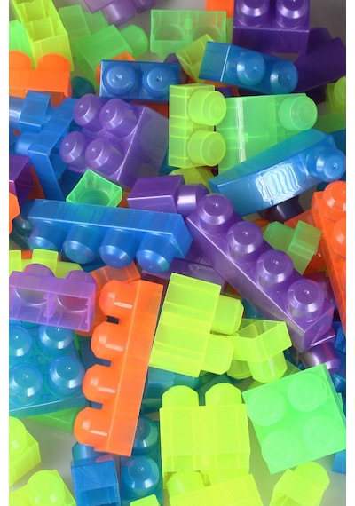 Play Blox 2939 Neon Renkler Mega Blok Seti 83 Parça Yeşil Çantalı