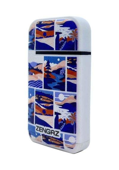 Zengaz Cool Tasarım Jet Alev Çakmak - Zen-scape Beyaz