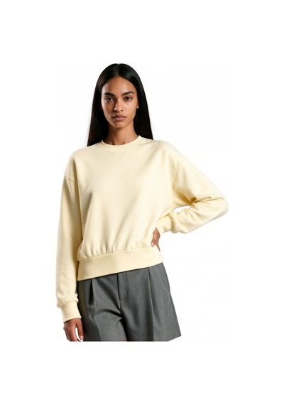 Hiccup Busem Kadın Pamuk Karışımlı Sweatshirt Sarı