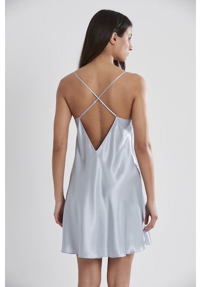 Pierre Cardin 2406 Kadın Saten Emprime Gecelik&sabahlık Takım - Mist Mist