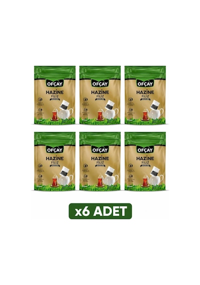 Ofçay Hazine Filiz Zengindem 30 Adet X 30 Gr Eko Demlik Poşet Çay X6 Adet