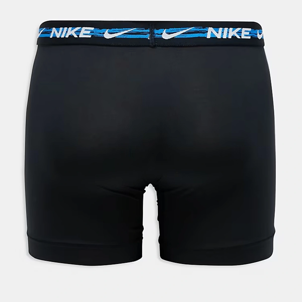Nike Dri Fit Ultra Stretch 3 Pack Micro 3 Lü Paket Kısa Boxer Siyah 3 Renk Bantlı Siyah