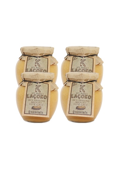 Laçoko Çifte Kavrulmuş Parçacıklı Yer Fıstığı Ezmesi 1400 G