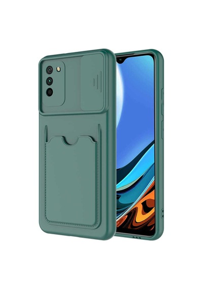 Xiaomi Poco M3 Kilif Deri Görünümlü Kartlikli Kamera Korumali Sil 502089814
