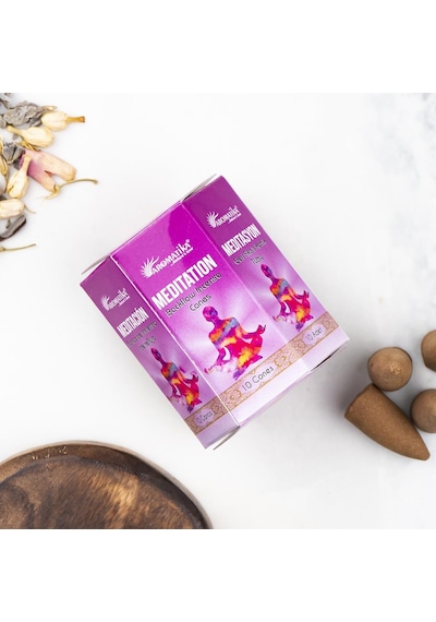 Aromatika Meditasyon Aromalı Geri Akışlı Şelale Tütsü