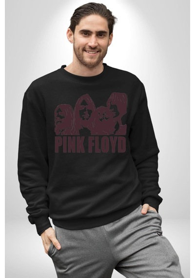 Pink Floyd Unisex Siyah Sweatshirt Siyah