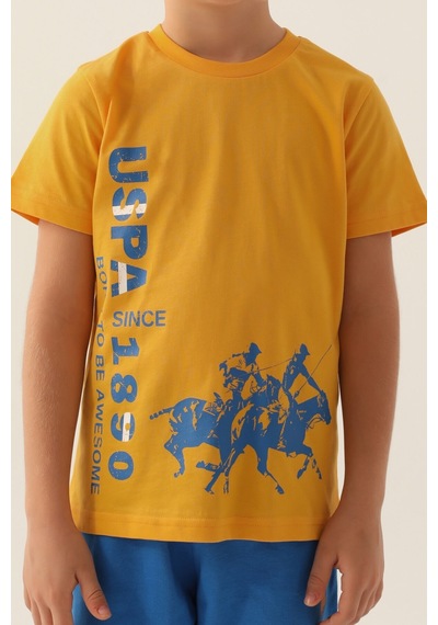 U.S. Polo Assn. Lisanslı To Be Hardal Erkek Çocuk Kapri Takım 5274-43112 Hardal