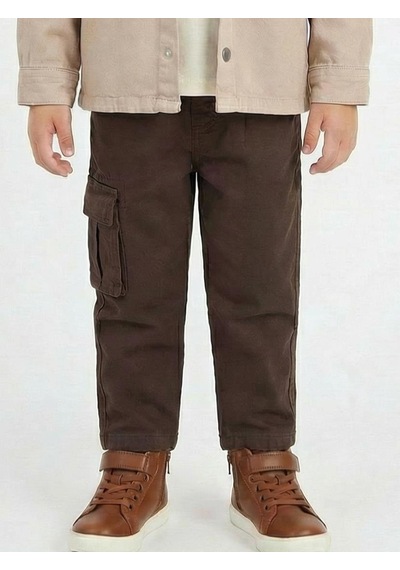 Xo Kids Erkek Çocuk Pantolon 1-4 Yaş 2639 Kahverengi