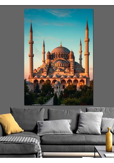 Sultanahmet Camii İstanbul Manzarası Dekoratif Kanvas - Mdf Ahşap Tablo