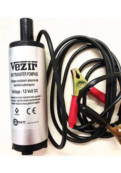 Vezir 12 Volt Sıvı Transfer Pompası Mazot Pompası