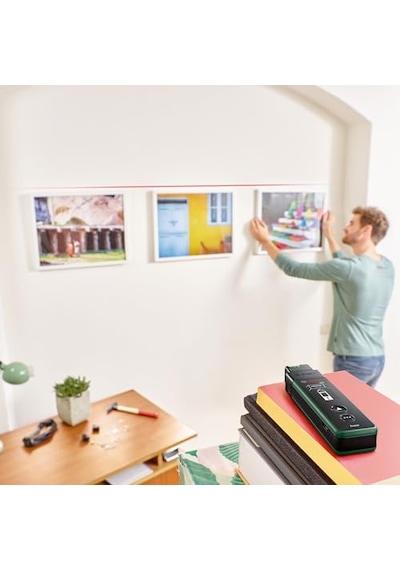 Home & Garden Zamo Set Lazerli Uzaklık Ölçer 25m Çalışma Alanı, 4 Sn. Ölçme Süresi, 2 X Aa Pil, Çizgi Adapt
