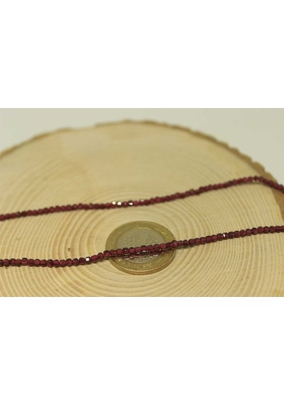 Lal (Granat) (Garnet) Taşı Küp Şekilli Dizi 2.5Mm