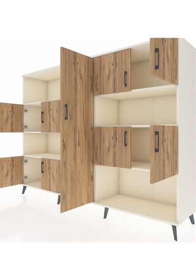 Hyperion Dolap 10 Raflı 9 Kapaklı 220x44x163 Aytaşı-çam/aytaşı Aytaşı-çam/aytaşı Hyperion Dolap 10 Raflı 9 Kapaklı 220x44x163 Aytaşı-çam/aytaşı Aytaşı-çam/aytaşı