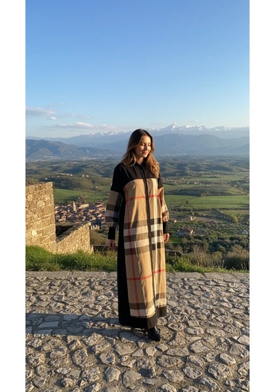 İnvee Uzun Gömlek 6780 Siyah - Siyah