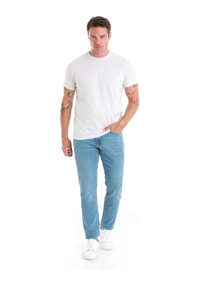 Hatemoğlu Gri Regular Fit Düz 100% Pamuklu Bisiklet Yaka Tişört 35353022c003 Ag1 Gri
