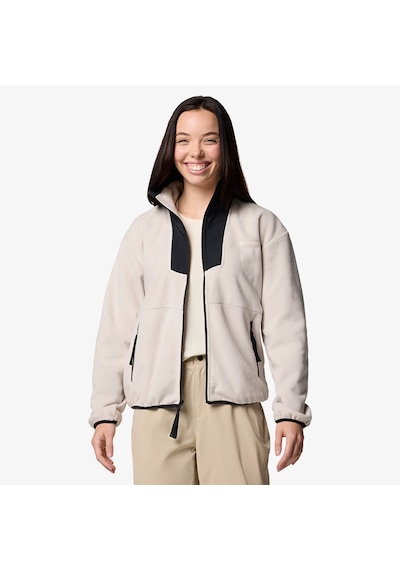 Columbia Sequoia Grove Full Zip Fleece Kadın Krem Outdoor Sweatshirt Al0684 Krem