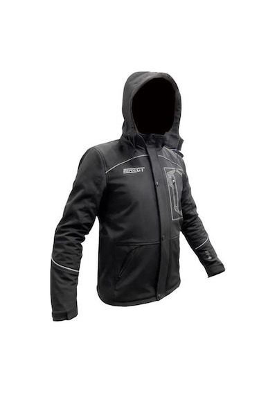 Forte Gt 1084 Babil Full Koruma 4 Mevsim Kışlık Softshell Motosiklet Montu L Beden Siyah