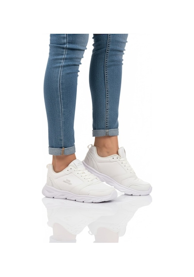 Slazenger Beyaz Hafif Esnek Bağcıklı Cilt Unisex Spor Ayakkabı Epic G Beyaz