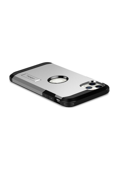 Spigen Apple Uyumlu iPhone 11 Pro İle Kılıf Tough Armor Xp Satin Silver