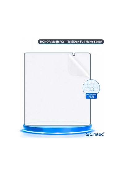 Schitec Honor Magic V2 İç Ekran Full Şeffaf Nano Hidrojel