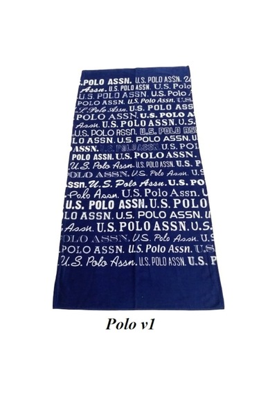 Polo ve Pingui Desenli Plaj Havlusu (Seçenekli)