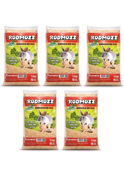 Rodmozz Kemirgenler İçin Çam Talaşı 15 Lt X 5 Adet N