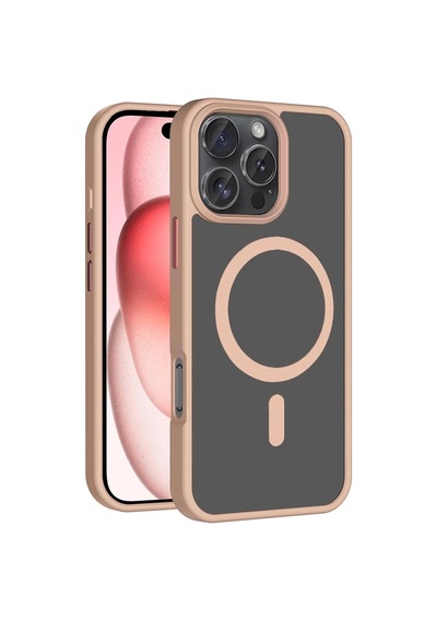 Apple Uyumlu iPhone 16 Pro Kılıf M-safe Şarj Özellikli Mat Arka Yüzey Zore Sio Kapak