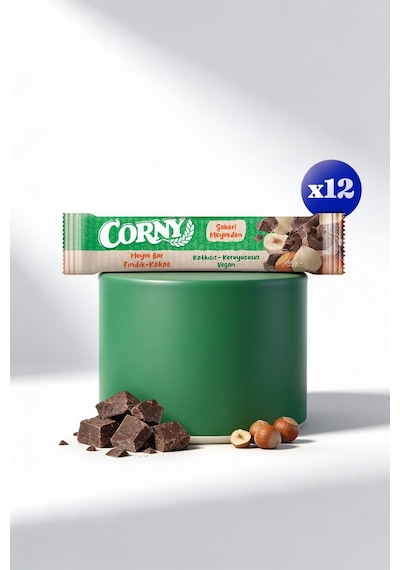 Corny Fındık Kakao Meyve Bar -35 X 12 Adet