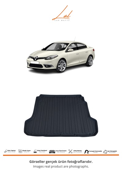 Renault Fluence 3d Havuzlu Paspas Bagaj Havuzu Seti 2009-2016
