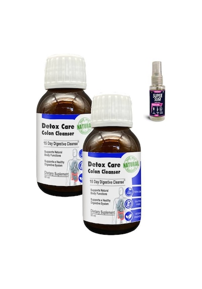 Detox Care Yeme Sonrası Ferahlık Hissi İçin Destek Şurubu 50 Ml X 2 Adet+super Slım