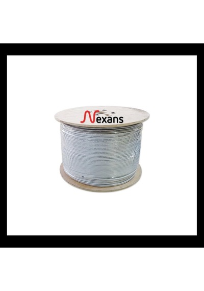 Nexans Nex1611to5, Gri, Cat6, 500m, 23awg 0,58mm , Utp, %100 Bakır, Lszh Halogen Free, Makara, Kabl