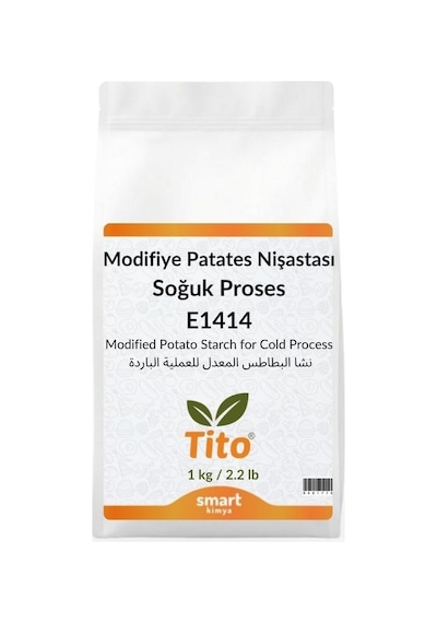 Modifiye Patates Nişastası Soğuk Proses E1414 1 Kg