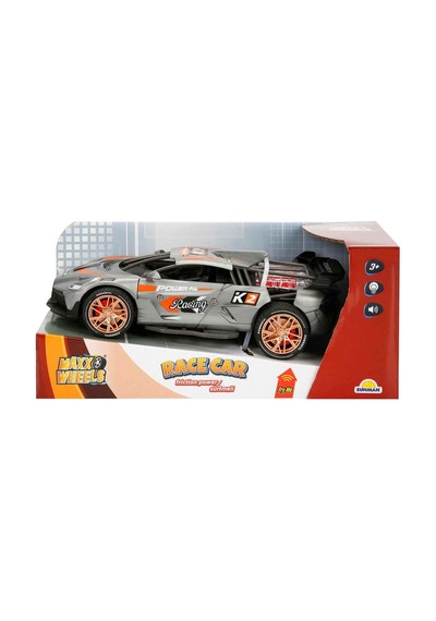 Maxx Wheels Sesli Ve Işıklı Powerful Racing Sürtmeli Araba Gri S3914392324n1-1
