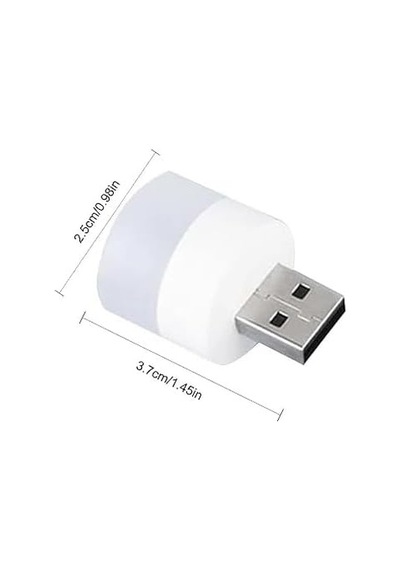 Taşınabilir Usb Tak Çalıştır Led Lamba Powerbank Uyumlu Gece Lambası