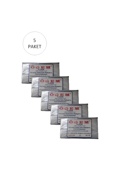 Bakkaliye Naylon Torba Beşlik 30x52 Cm 1 Kg 5 Paket Takriben 525 Adet