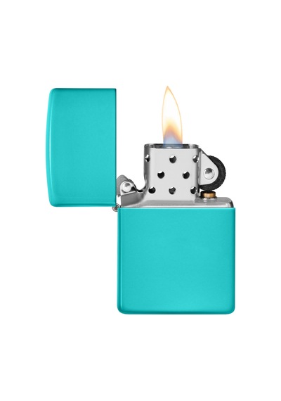 Zippo 49454 Regular Flat Turquoise Çakmak