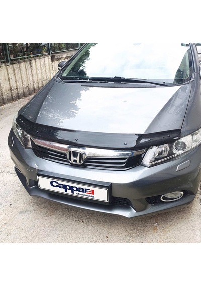 Cappafe Honda Civic 9 Ön Kaput Koruma Rüzgarlık 4Mm Abs 2012-1