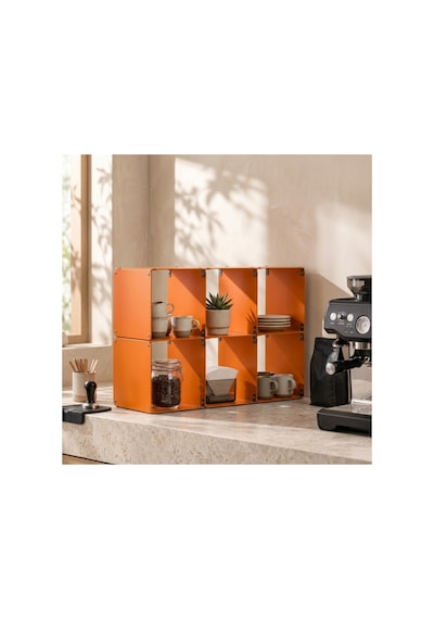 Node 6'lı Modüler Metal Açık Raf Ünitesi Konsol Ve Masaüstü Kitaplık 50x33 Cm Turuncu - 944245501 Turuncu Node 6'lı Modüler Metal Açık Raf Ünitesi Konsol Ve Masaüstü Kitaplık 50x33 Cm Turuncu - 944245501 Turuncu