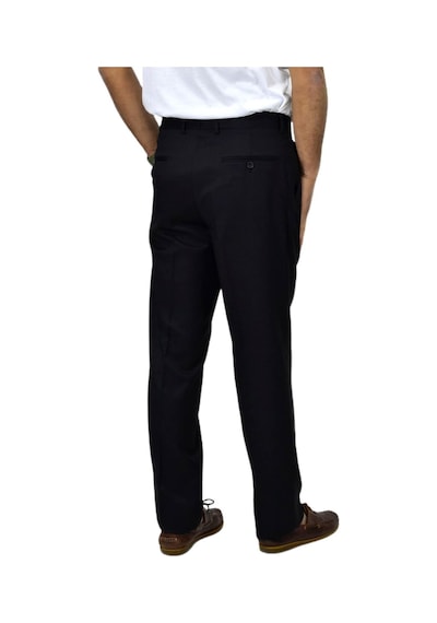 Notra Erkek Pileli Klasik Kumaş Pantolon P1174 Bgl-st04410 Siyah