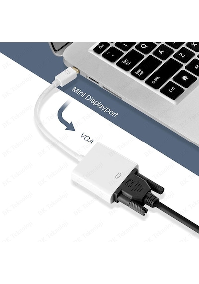 Mini Displayport to VGA Çevirici Dönüştürücü Adaptör