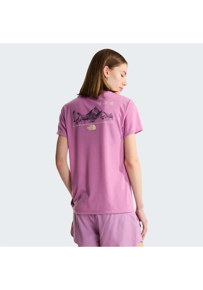 The North Face W Foundatıon Mount Ss Tee Kadın Tişört Nf0a8hexg6e1 Pembe