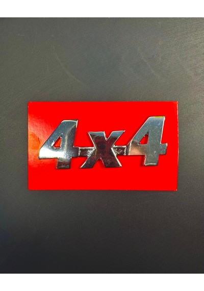 Döküm Arma"4x4" Yazılı Bagaj Arması 0
